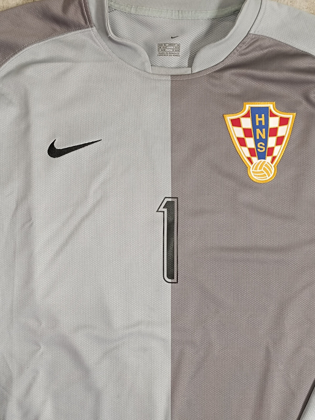 maglia calcio vintage Croatia nike Pletikosa World Cup 2006 goalkeeper XL