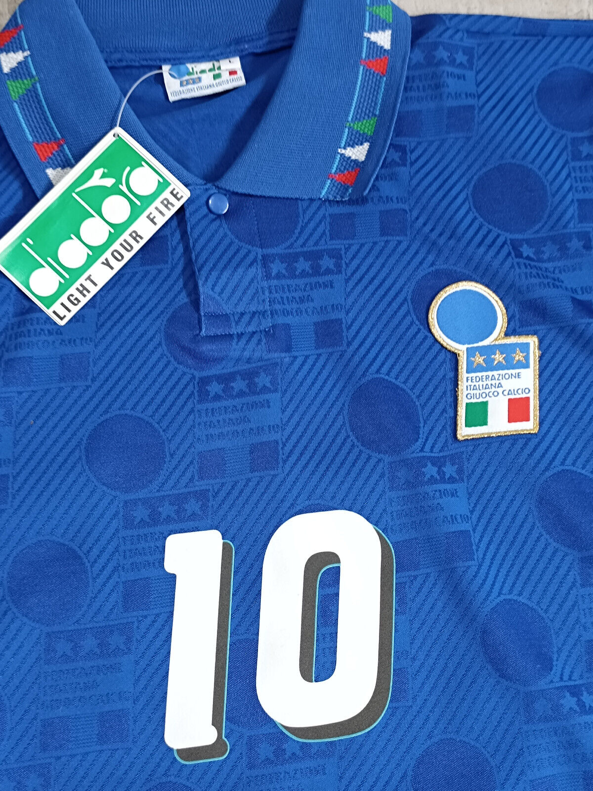 maglia Baggio diadora ITALIA 1994 USA 94 world cup FULL KIT made in Italy L