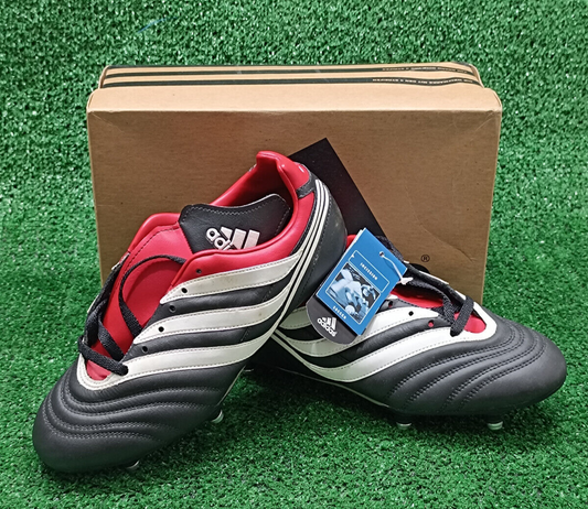 scarpe calcio vintage Adidas Predator Incission Beckham Zidane 1998 39 1/3 UK6