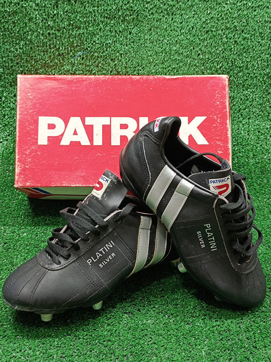 scarpe calcio vintage football 1985 Patrick PLATINI Silver Juventus Football 40