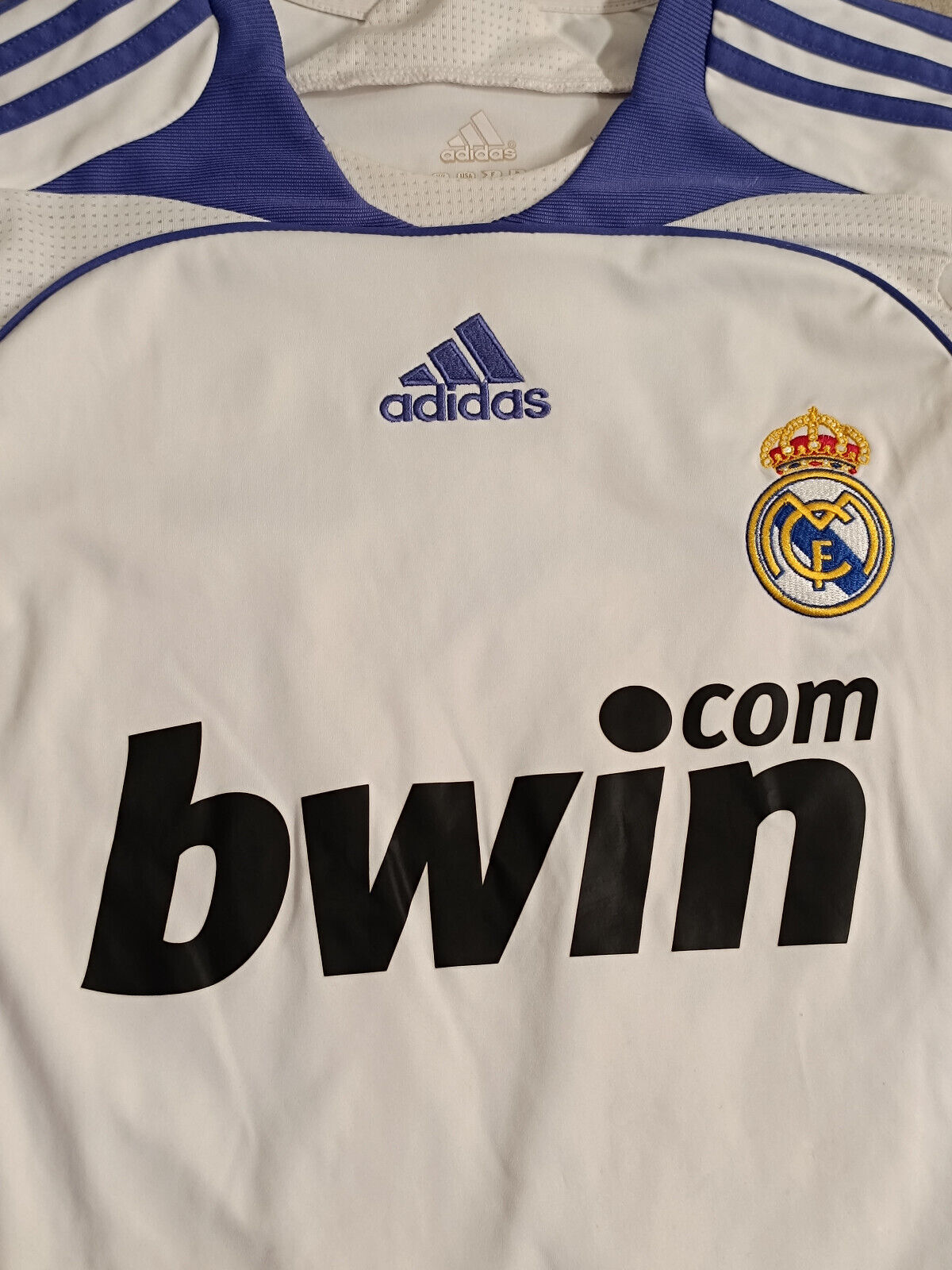 shirt Robben SIGNED autograph jersey football Real Madrid LFP 2007-2008 L Adidas