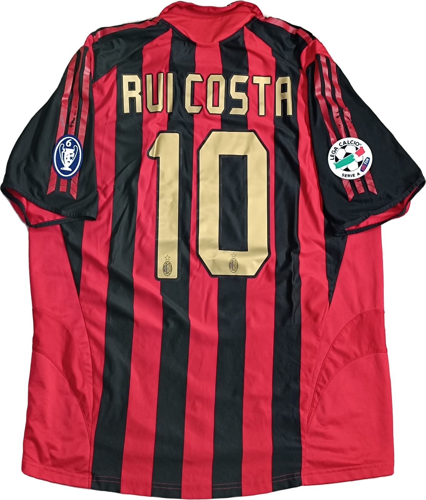 maglia calcio vintage AC Milan RUI COSTA Adidas 2005 2006 Opel Climacool