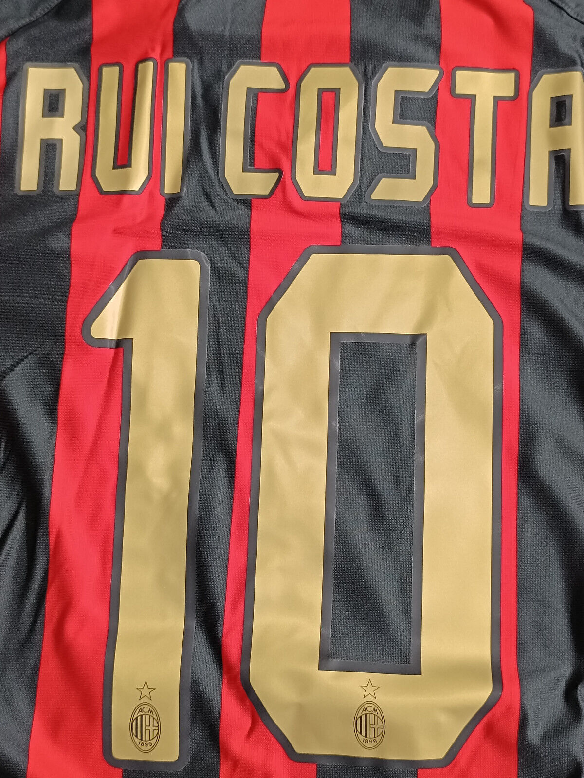 maglia calcio vintage AC Milan RUI COSTA Adidas 2005 2006 Opel Climacool