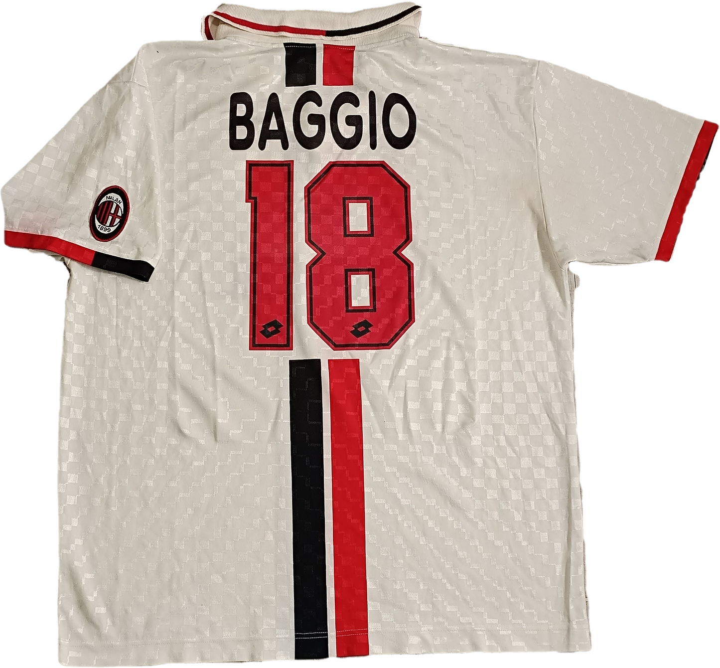 MAGLIA CALCIO VINTAGE AC Milan training LOTTO 1996 1997 BAGGIO OPEL shirt EUR 99,90 - ES MAGLIA CALCIO VINTAGE AC Milan training LOTTO 1996 1997 BAGGIO OPEL shirt EUR 99,90 - ES
