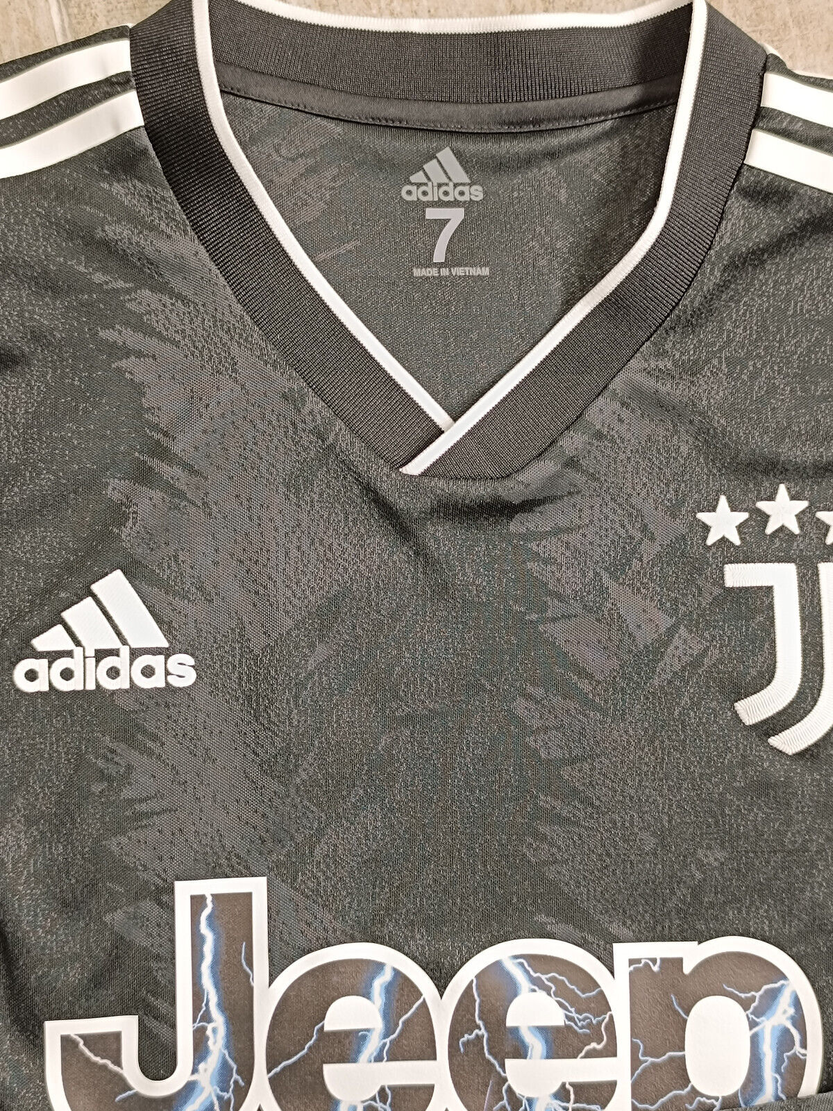 maglia match worn Juventus Vlahovic Serie A Jeep player issue GARA 2022 2023